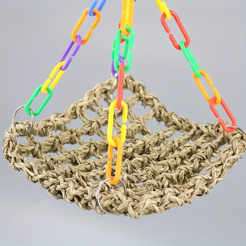 Bird Net Toy Parrot Hammock Canvas Small Pet Nest Bird Sleeping Nest