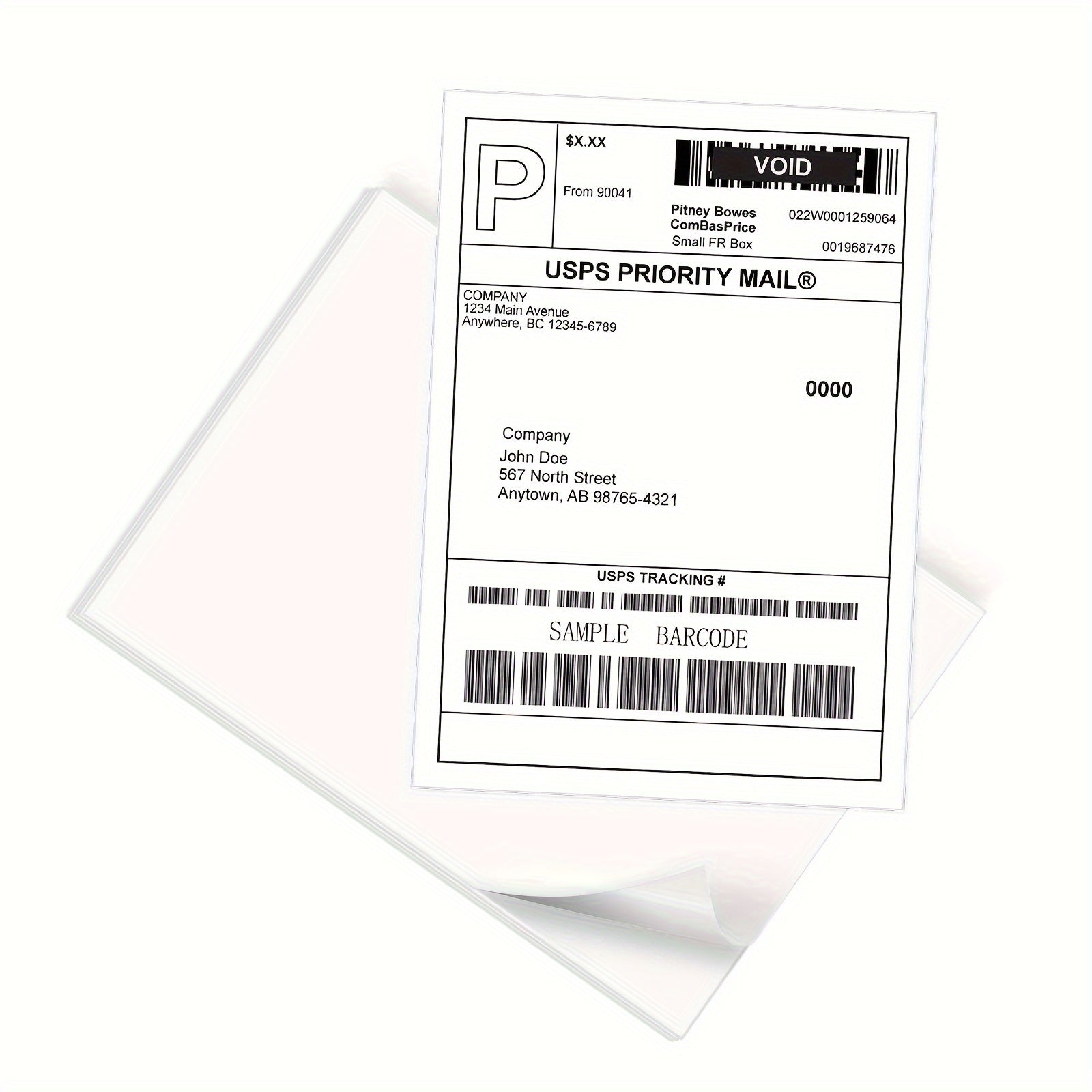 Full Sheet Matte Sticker Labels 8.5x11 for Laser & Inkjet Printer