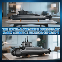 Military Type 094 Nuclear Submarine Building Blocks Set