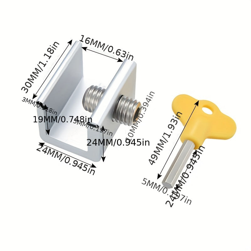 Child Safe Window Lock Anti Fall Protection Kids' Room Security