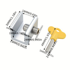 Child Safe Window Lock Anti Fall Protection Kids' Room Security