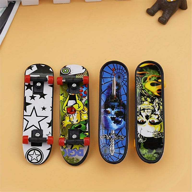 Mini Finger Skateboards Tabletop Toy Set