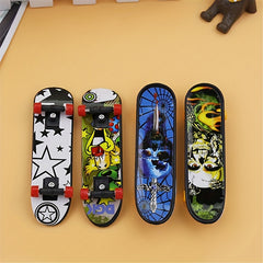 Mini Finger Skateboards Tabletop Toy Set