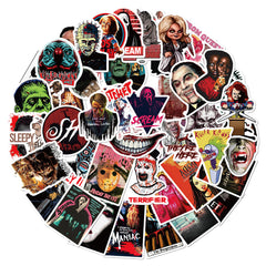 50pcs Horror Movie Combo Series Waterproof Sticker Diy Toy