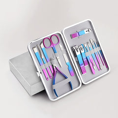 15-Piece Stainless Steel Manicure Set for Nail Clipping