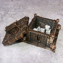Skull Dice Box Dice Storage Dice Holder For Dice Collectors