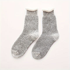 Casual Crew Socks Women's Plus Soft Warm Fleece Lined