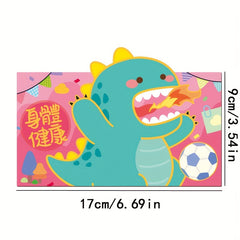 4pcs Dragon Year Red Envelope Colorful Zodiac Red Packet