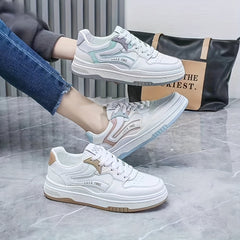 Women's Comfortable Non Slip Skate Shoes Patchwork Casual Sneakers