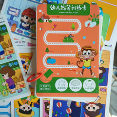 Kids' Handwriting & Drawing Skills Improvement Book