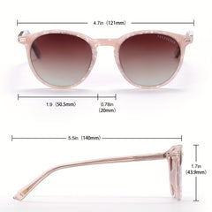 Men's Round Frame UV Protection Sunglasses for Cycling