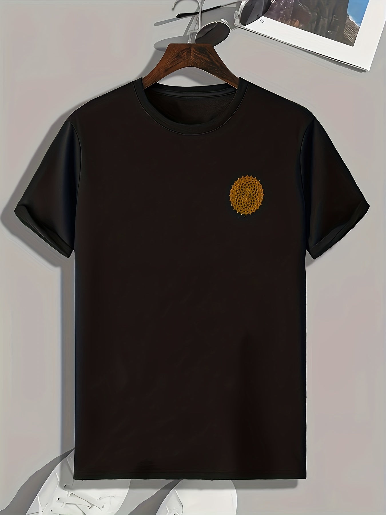 Graphic Print Men's T-shirt for Summer