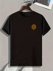 Graphic Print Men's T-shirt for Summer