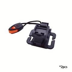 2pcs Elastic Rope Tactical Clips Hanging Whistle Buckle