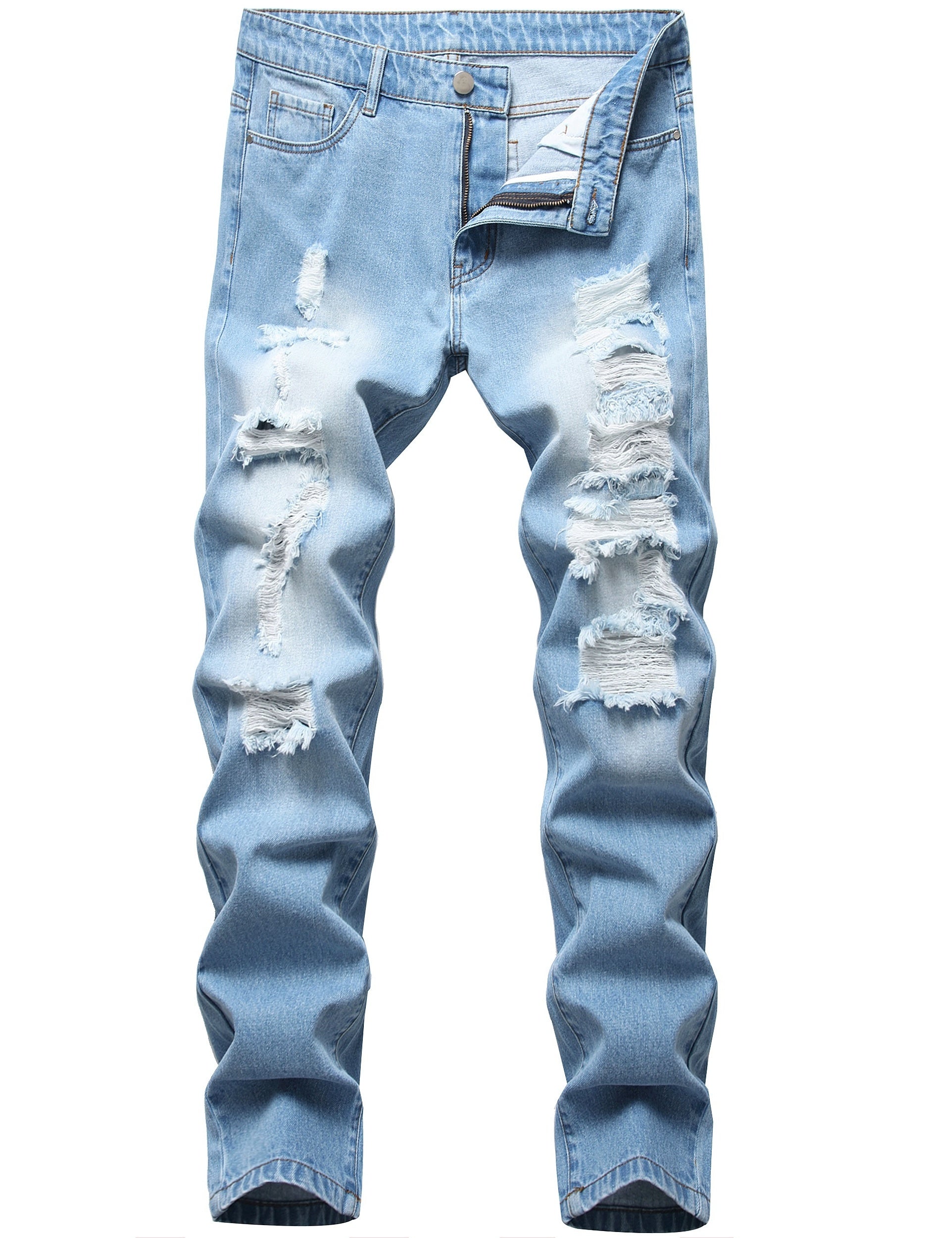 Men's Ripped Slim Hip Hop Style Jeans