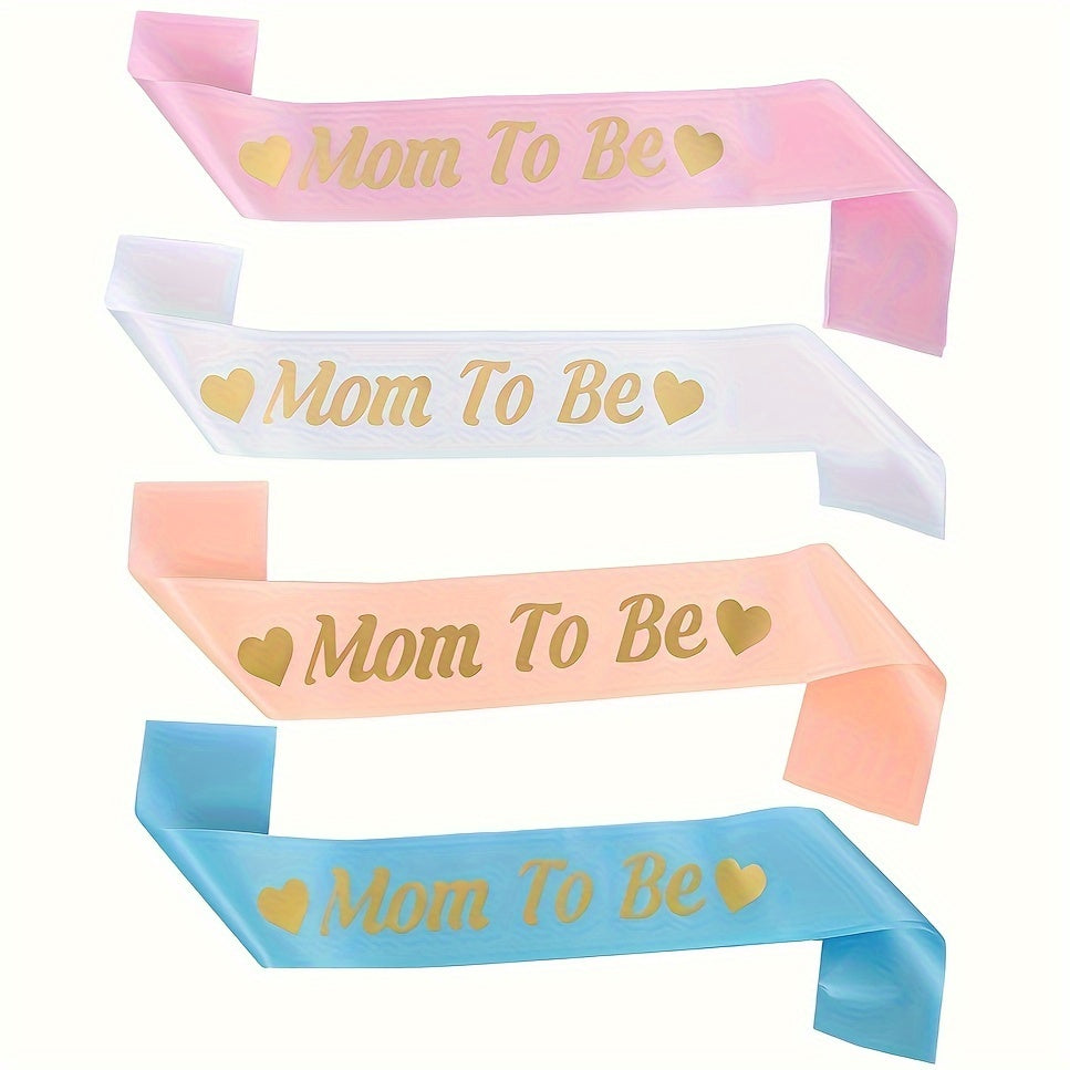Mom To Be Shoulder Strap Sash Party Favor