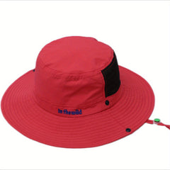 Olive Casual Sun Hat for Mountaineering Fishing Men Women