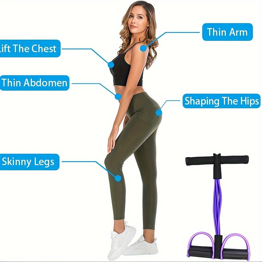 Multifunctional Pedal Puller Fitness Resistance Tensioner for Workout