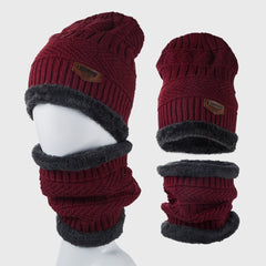 Winter Fleece Warm Hat Men's Knitted Hat