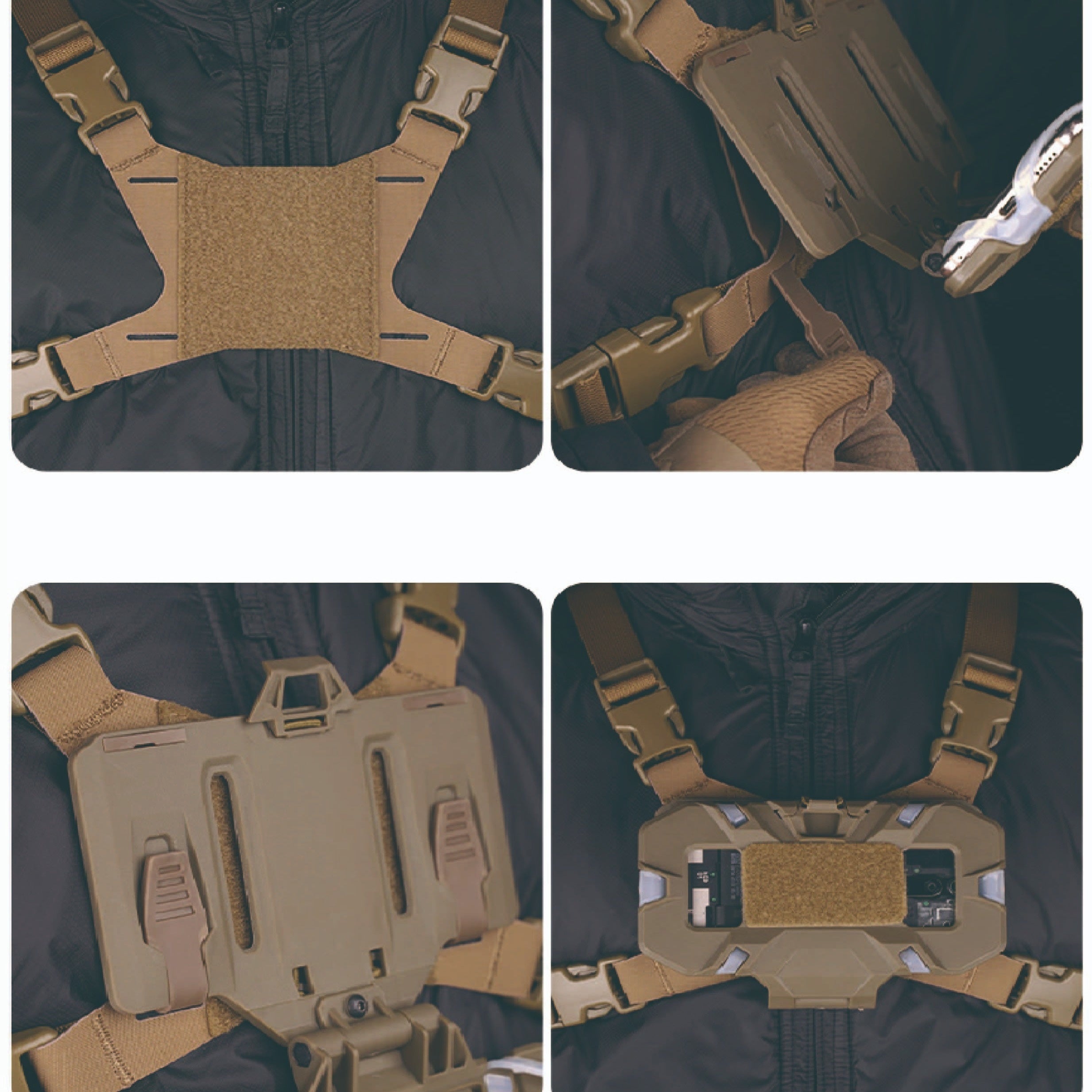 Mobile Phone Navigation Bracket for MB 03 Light Vest