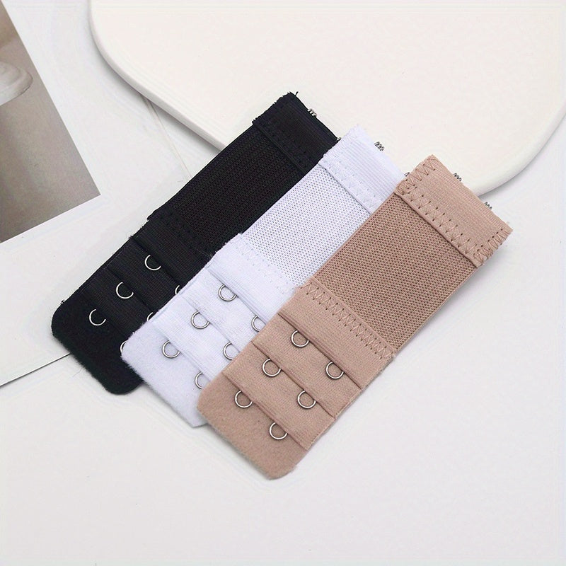 3pcs 2 Hooks Bra Strap Extenders Adjustable Bra Band Women's Lingerie
