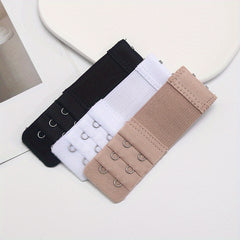 3pcs 2 Hooks Bra Strap Extenders Adjustable Bra Band Women's Lingerie