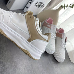 Women's Breathable Skate Shoes Lace Up Casual Sneakers