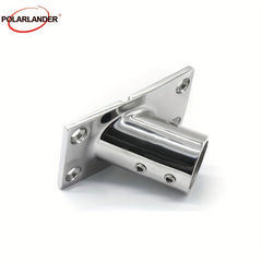 Stainless Steel Handrail Fittings Rectangular Base 60 32mm