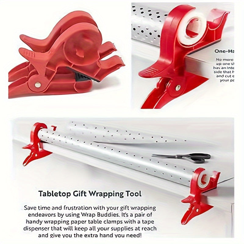 1pc Packaging Tape Distribution Fixator Convenient Tape Cutter