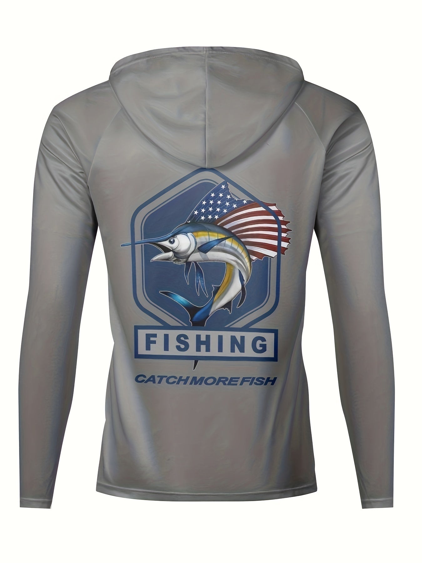 Men's UPF 50 Sun Hoodie Long Sleeve Quick Dry Top