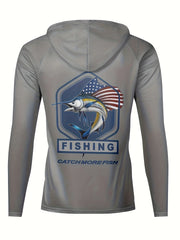 Men's UPF 50 Sun Hoodie Long Sleeve Quick Dry Top