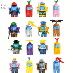 16pc Building Blocks Toy Set with Movable Small Dolls