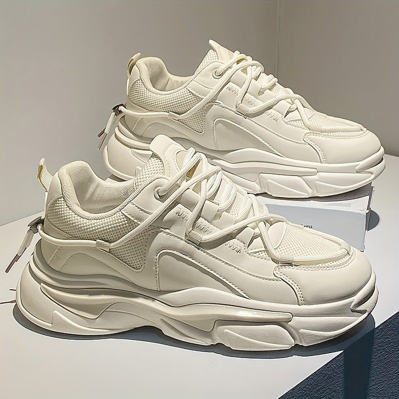 Men's Chunky Lace-Up Shoes for Outdoor Activities