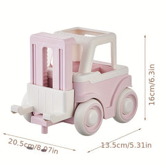 Cartoon Toy Forklift Pen Holder & Phone Holder