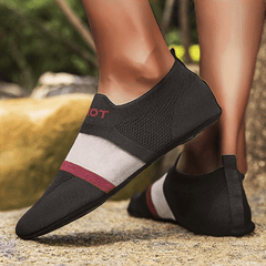 Women's Letter Mesh Water Socks Quick Drying Beach Shoes