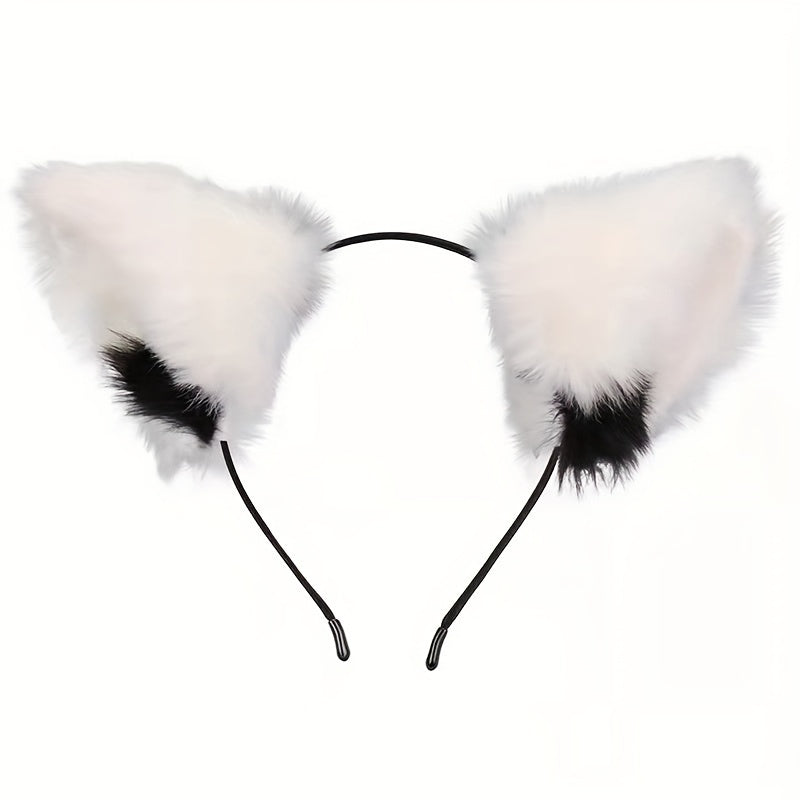 Plush Cat Ears Headband Anime Cosplay Hair Hoop