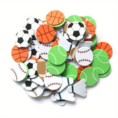 30pcs Sports Stickers Rugby Volleyball Softball Football Basketball Collection