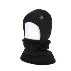 Men's Winter Warm Ear Protection Knitted Woolen Hat For Middle Aged And Elderly