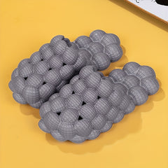 Men Bubble Soft Sole Massage Slippers Lightweight Non Slip Open Toe