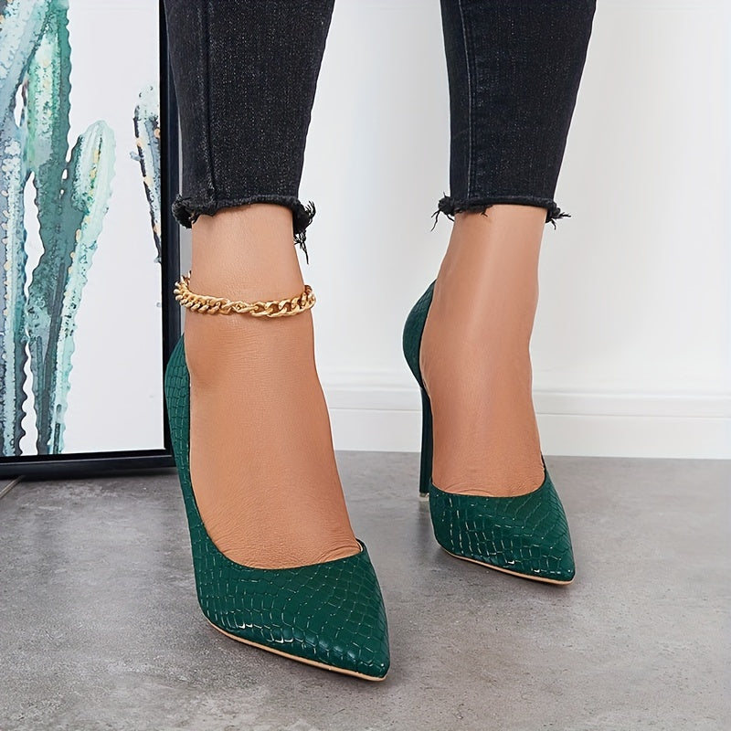 Sexy Stiletto Pointed Toe High Heels Cut Out Pumps