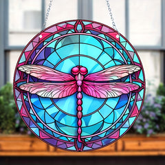Dragonfly Stain Sun Catcher Window Christmas Gift Home Decor
