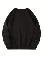 Christmas Print Men's Crew Neck Long Sleeve Sweatshirt Casual Wear