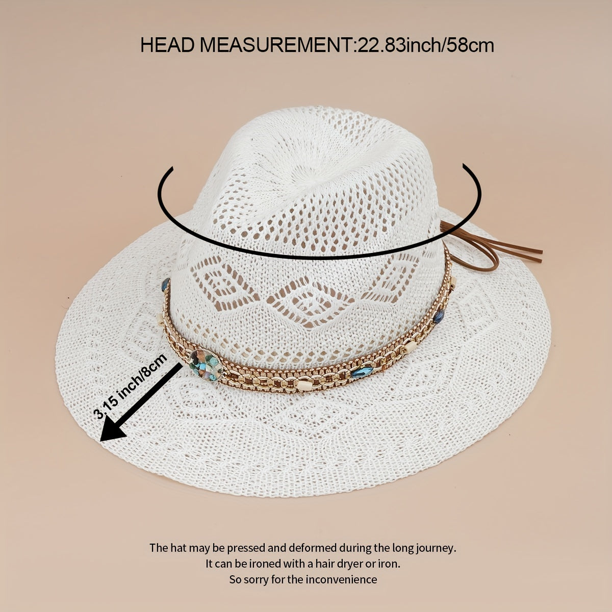 Summer Sun Hat UV Protection Straw Hat