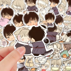 60pcs Comic Anime Waterproof Stickers for Laptop Luggage Bike Notebook Helmet