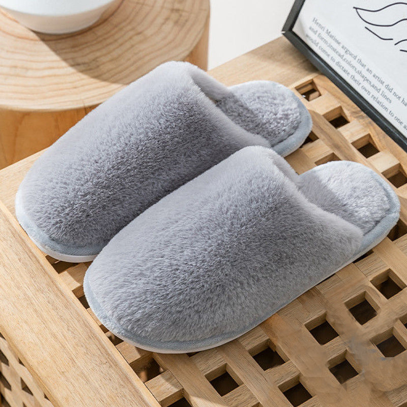 Men's Winter Plush Non-Slip Slippers
