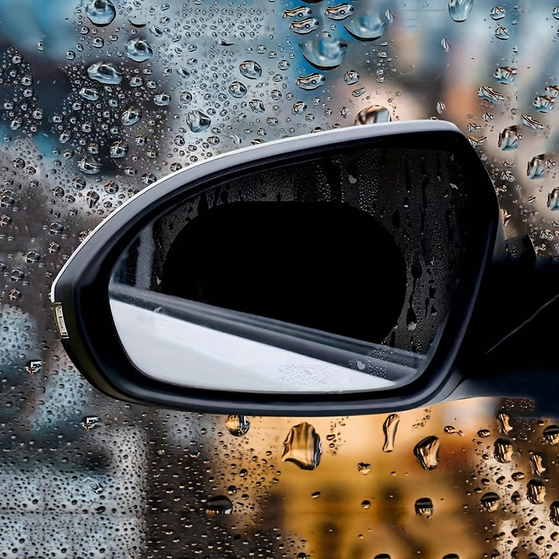 2pcs Car Rearview Mirror Rainproof Film Protect Lens On Rainy Days