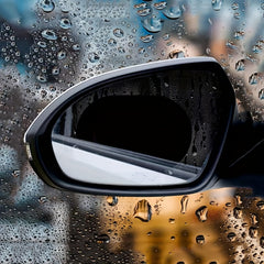 2pcs Car Rearview Mirror Rainproof Film Protect Lens On Rainy Days