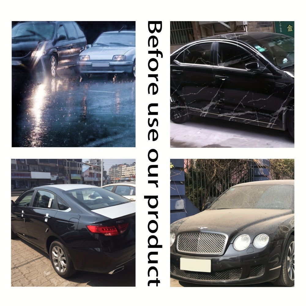 Car Polish Wax Crystal Plating Set Waterproof Film