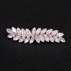 Retro Zircon Hair Clip Side Clip Barrette Bridal Hair Accessories