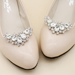 Rhinestone Shoe Clips DIY Floral Shoe Buckle Wedding Party
